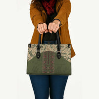Ukraine Vyshyvanka Motif Leather Bag Ukrainian Military Style - Wonder Print Shop