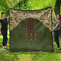 Ukraine Vyshyvanka Motif Quilt Ukrainian Military Style - Wonder Print Shop