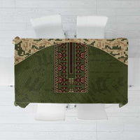 Ukraine Vyshyvanka Motif Tablecloth Ukrainian Military Style - Wonder Print Shop