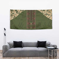 Ukraine Vyshyvanka Motif Tapestry Ukrainian Military Style - Wonder Print Shop