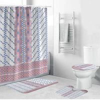 Traditional Romanian Costume Bathroom Set National Folk Patterns - Wonder Print Shop
