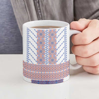 Traditional Romanian Costume Ceramic Mug National Folk Patterns - Wonder Print Shop