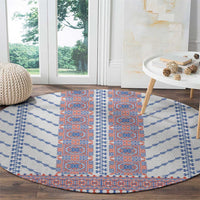 Traditional Romanian Costume Round Carpet National Folk Patterns - Wonder Print Shop