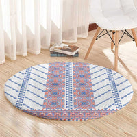 Traditional Romanian Costume Round Carpet National Folk Patterns - Wonder Print Shop