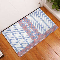 Traditional Romanian Costume Rubber Doormat National Folk Patterns - Wonder Print Shop