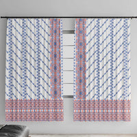 Traditional Romanian Costume Window Curtain National Folk Patterns - Wonder Print Shop