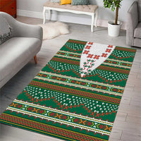 Lithuanian National Costume Area Rug Traditional Folk Pattern - Wonder Print Shop
