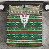 Lithuanian National Costume Bedding Set Traditional Folk Pattern - Wonder Print Shop