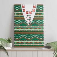Lithuanian National Costume Canvas Wall Art Traditional Folk Pattern - Wonder Print Shop