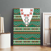 Lithuanian National Costume Canvas Wall Art Traditional Folk Pattern - Wonder Print Shop