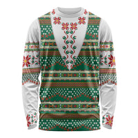 Lithuanian National Costume Long Sleeve Shirt Traditional Folk Pattern - Wonder Print Shop