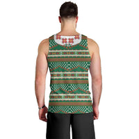 Lithuanian National Costume Men Tank Top Traditional Folk Pattern - Wonder Print Shop