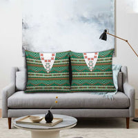 Lithuanian National Costume Pillow Cover Traditional Folk Pattern - Wonder Print Shop