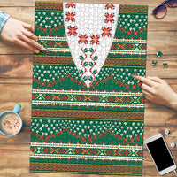Lithuanian National Costume Puzzle Traditional Folk Pattern - Wonder Print Shop