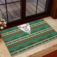 Lithuanian National Costume Rubber Doormat Traditional Folk Pattern - Wonder Print Shop