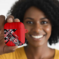 Tunisia AirPods Case Silver Lions Sports Patterns - Wonder Print Shop