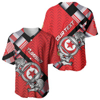 Personalized Tunisia Baseball Jersey Silver Lions Sports Patterns - Wonder Print Shop