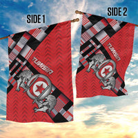 Tunisia Garden Flag Silver Lions Sports Patterns - Wonder Print Shop