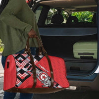 Tunisia Travel Bag Silver Lions Sports Patterns - Wonder Print Shop