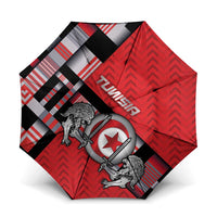 Tunisia Umbrella Silver Lions Sports Patterns - Wonder Print Shop