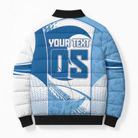 Custom Badminton Bomber Puffer Jacket Dynamic Swoosh