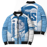 Custom Badminton Bomber Puffer Jacket Dynamic Swoosh
