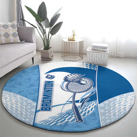 Badminton Round Carpet Dynamic Swoosh