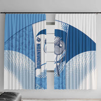 Badminton Window Curtain Dynamic Swoosh