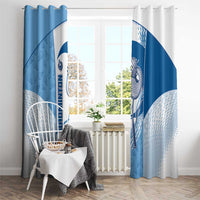 Badminton Window Curtain Dynamic Swoosh