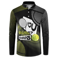 Custom Tennis Button Sweatshirt Grand Slam Style