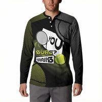 Custom Tennis Button Sweatshirt Grand Slam Style