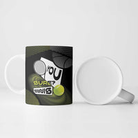Custom Tennis Ceramic Mug Grand Slam Style