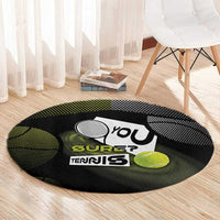 Tennis Round Carpet Grand Slam Style