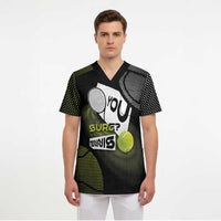 Custom Tennis Scrub Top Grand Slam Style