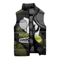 Custom Tennis Sleeveless Puffer Jacket Grand Slam Style