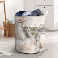 Kentucky Horse Laundry Basket Run For The Roses