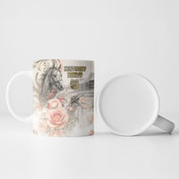 Personalized Kentucky Horse Ceramic Mug Run For The Roses