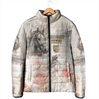 Personalized Kentucky Horse Padded Jacket Run For The Roses