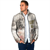 Personalized Kentucky Horse Padded Jacket Run For The Roses