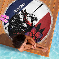 Panama Beach Blanket Harpy Eagle Bird Grunge Style