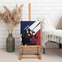 Panama Canvas Wall Art Harpy Eagle Bird Grunge Style