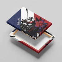 Panama Canvas Wall Art Harpy Eagle Bird Grunge Style