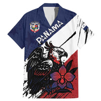 Personalized Panama Family Matching Mermaid Dress and Hawaiian Shirt Harpy Eagle Bird Grunge Style