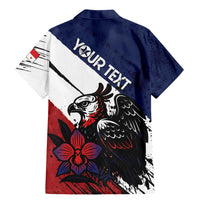 Personalized Panama Family Matching Mermaid Dress and Hawaiian Shirt Harpy Eagle Bird Grunge Style