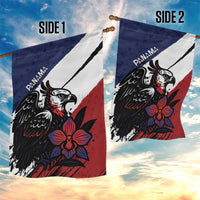 Panama Garden Flag Harpy Eagle Bird Grunge Style