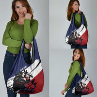 Panama Grocery Bag Harpy Eagle Bird Grunge Style