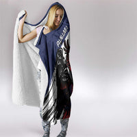 Panama Hooded Blanket Harpy Eagle Bird Grunge Style