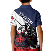 Personalized Panama Kid Polo Shirt Harpy Eagle Bird Grunge Style