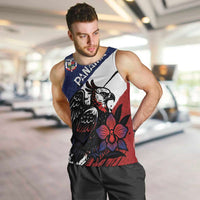 Personalized Panama Men Tank Top Harpy Eagle Bird Grunge Style