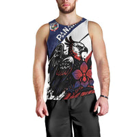 Personalized Panama Men Tank Top Harpy Eagle Bird Grunge Style